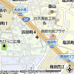 愛知トヨタ自動車碧南大浜店周辺の地図