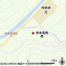 広島県三次市作木町下作木668周辺の地図