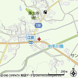 滋賀県甲賀市信楽町江田772-1周辺の地図