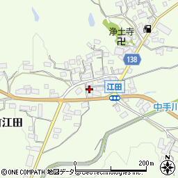 滋賀県甲賀市信楽町江田165周辺の地図