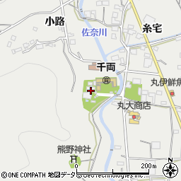 愛知県豊川市千両町小路周辺の地図