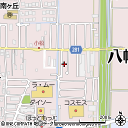 京都府八幡市八幡盛戸24周辺の地図