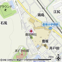 愛知県額田郡幸田町野場鶏島50-1周辺の地図