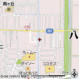 京都府八幡市八幡盛戸24-11周辺の地図