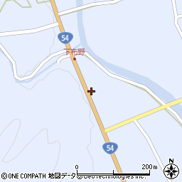 広島県三次市布野町下布野354周辺の地図