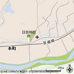 広島県庄原市本町2400周辺の地図