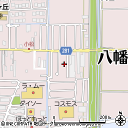 京都府八幡市八幡盛戸22周辺の地図