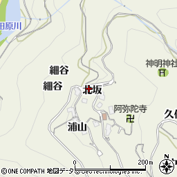 京都府綴喜郡宇治田原町高尾周辺の地図