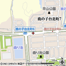 鹿の子台北町6丁目周辺の地図