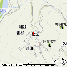 京都府宇治田原町（綴喜郡）高尾周辺の地図
