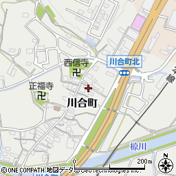 三重県亀山市川合町105周辺の地図