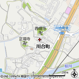 三重県亀山市川合町124周辺の地図