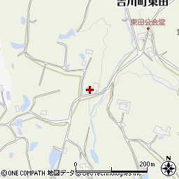 兵庫県三木市吉川町東田191周辺の地図