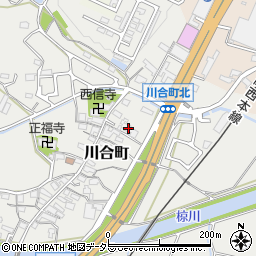 三重県亀山市川合町106周辺の地図
