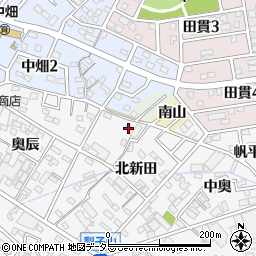 愛知県西尾市平坂町北新田4周辺の地図