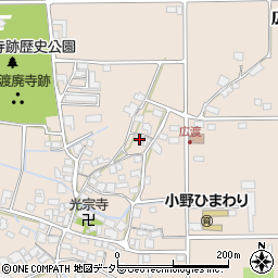 兵庫県小野市広渡町194周辺の地図