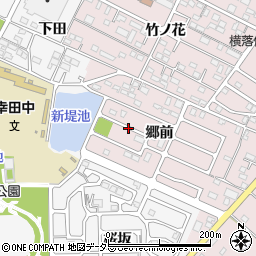 愛知県額田郡幸田町横落周辺の地図
