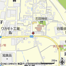 京都府八幡市上津屋里垣内55周辺の地図