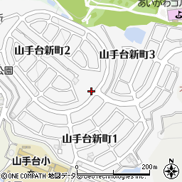 大阪府茨木市山手台新町周辺の地図