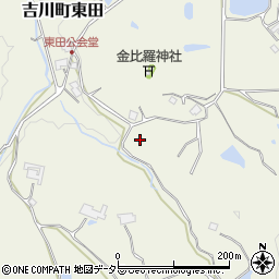 〒673-1236 兵庫県三木市吉川町東田の地図