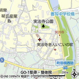 兵庫県姫路市実法寺665-11周辺の地図