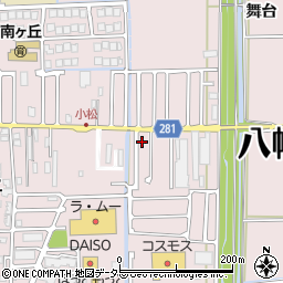 京都府八幡市八幡盛戸24-33周辺の地図