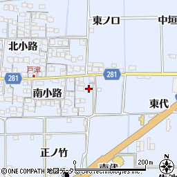 京都府八幡市戸津東代3周辺の地図