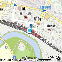 上郡駅周辺の地図
