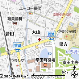 碧海信用金庫幸田支店周辺の地図