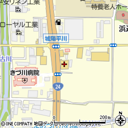 オートバックス・城陽店周辺の地図