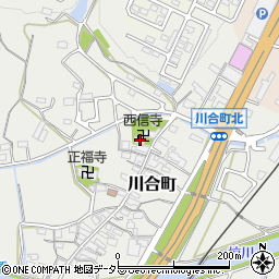 三重県亀山市川合町119周辺の地図