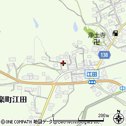 滋賀県甲賀市信楽町江田405-1周辺の地図