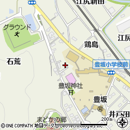 愛知県額田郡幸田町野場鶏島45-22周辺の地図