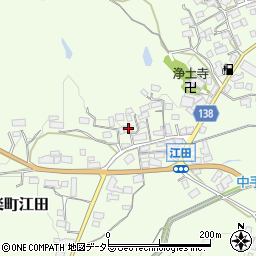 滋賀県甲賀市信楽町江田405周辺の地図