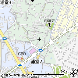 大阪府高槻市浦堂本町13周辺の地図