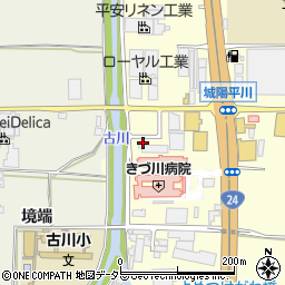 京都府城陽市平川西六反41-6周辺の地図