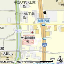 京都府城陽市平川西六反46周辺の地図