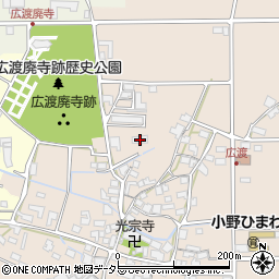 兵庫県小野市広渡町30周辺の地図