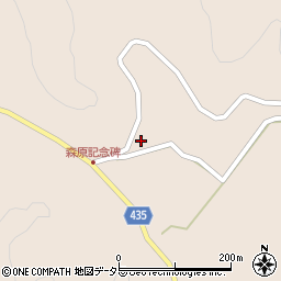 広島県三次市君田町東入君204周辺の地図