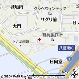 京都府八幡市上奈良池ノ向周辺の地図