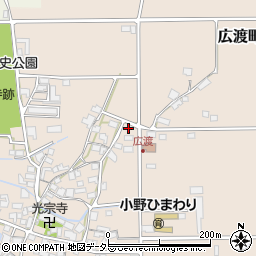 兵庫県小野市広渡町550周辺の地図