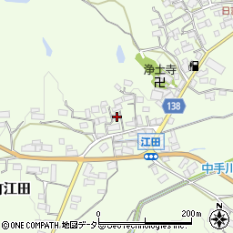 滋賀県甲賀市信楽町江田405-2周辺の地図