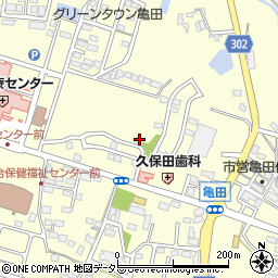 三重県亀山市亀田町379周辺の地図