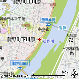兵庫県たつの市龍野町水神町257周辺の地図