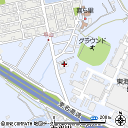 愛知県豊川市赤坂町（平山）周辺の地図