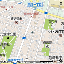静清信用金庫焼津支店周辺の地図