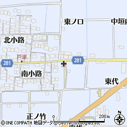 京都府八幡市戸津東代4周辺の地図