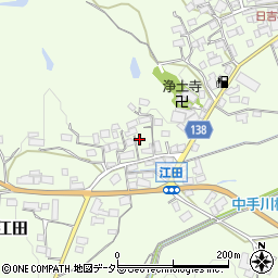 滋賀県甲賀市信楽町江田424周辺の地図