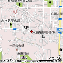 京都府八幡市八幡広門周辺の地図