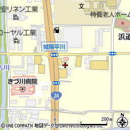 京都府城陽市平川西六反53-5周辺の地図